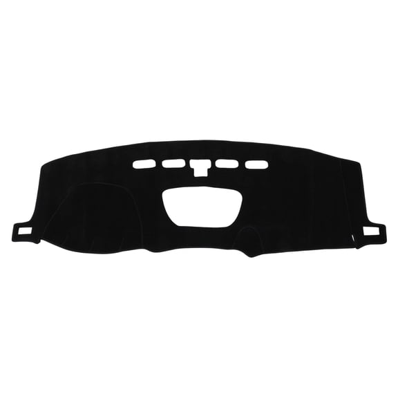 Unique Bargains Dashboard Cover for Chevrolet Silverado 2019-2025 Dash Cover Mat Carpet Center Console Dash Cover Mat Car Interior Anti-Slip Polyester Black 1 Pc