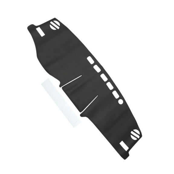 Unique Bargains Dashboard Cover Dash Cover Mat Carpet for Toyota RAV4 2019-2021 Black Faux Leather 1 Pc Anti-Slip Car Interior