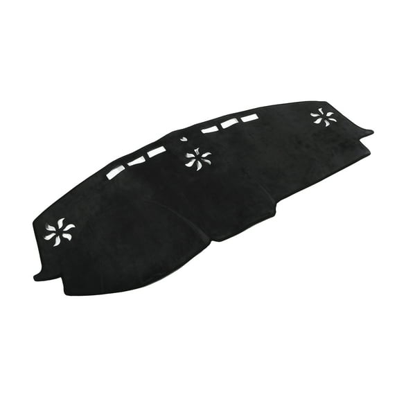 Unique Bargains Dashboard Cover Interior Non-Slip Dashboard Carpet Mat Pad for Dodge Charger 2008-2010 Flannel Black