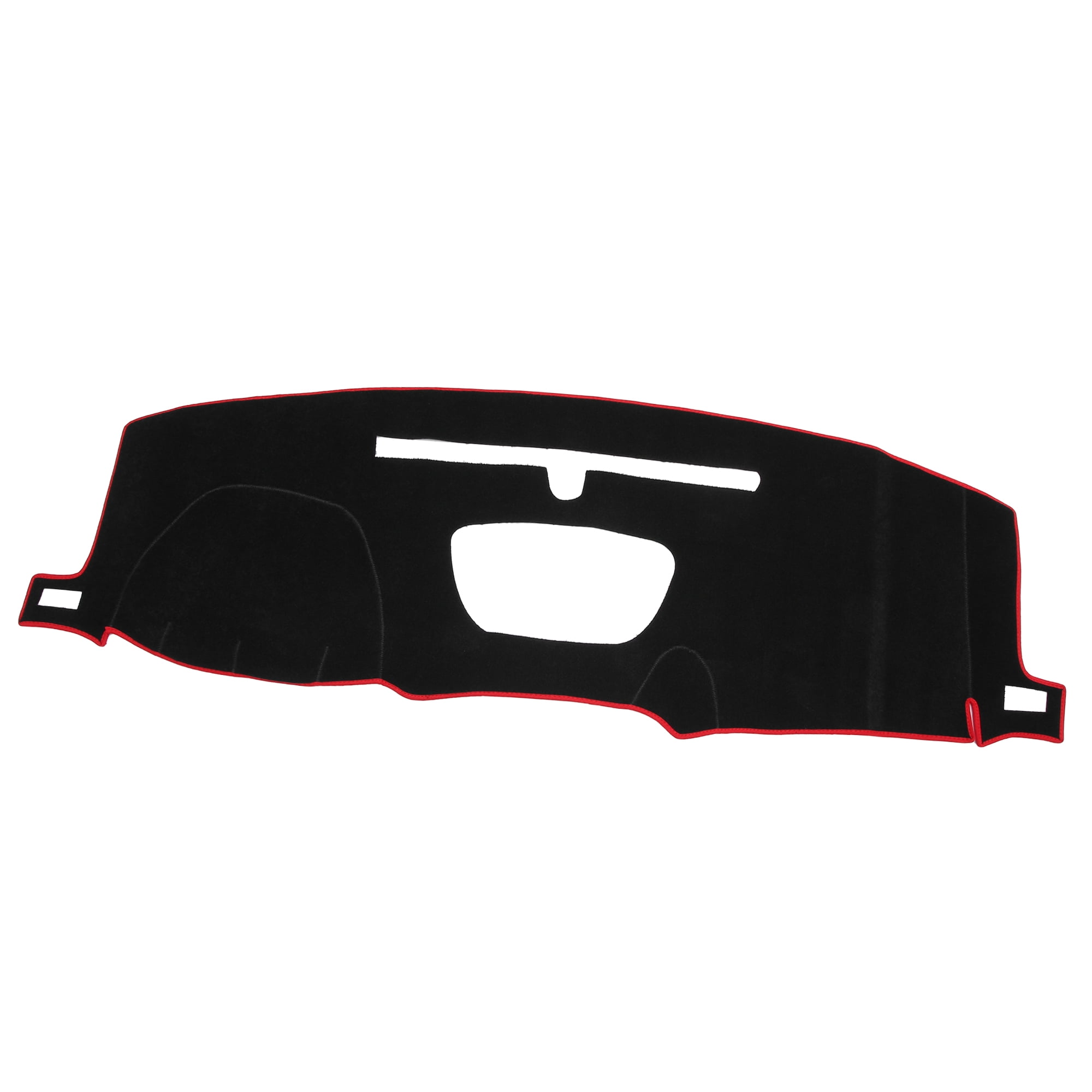 Unique Bargains Dashboard Cover Mat for Chevy Silverado 2019-2022 Durable Polyester Red Front Dash Cover Mat