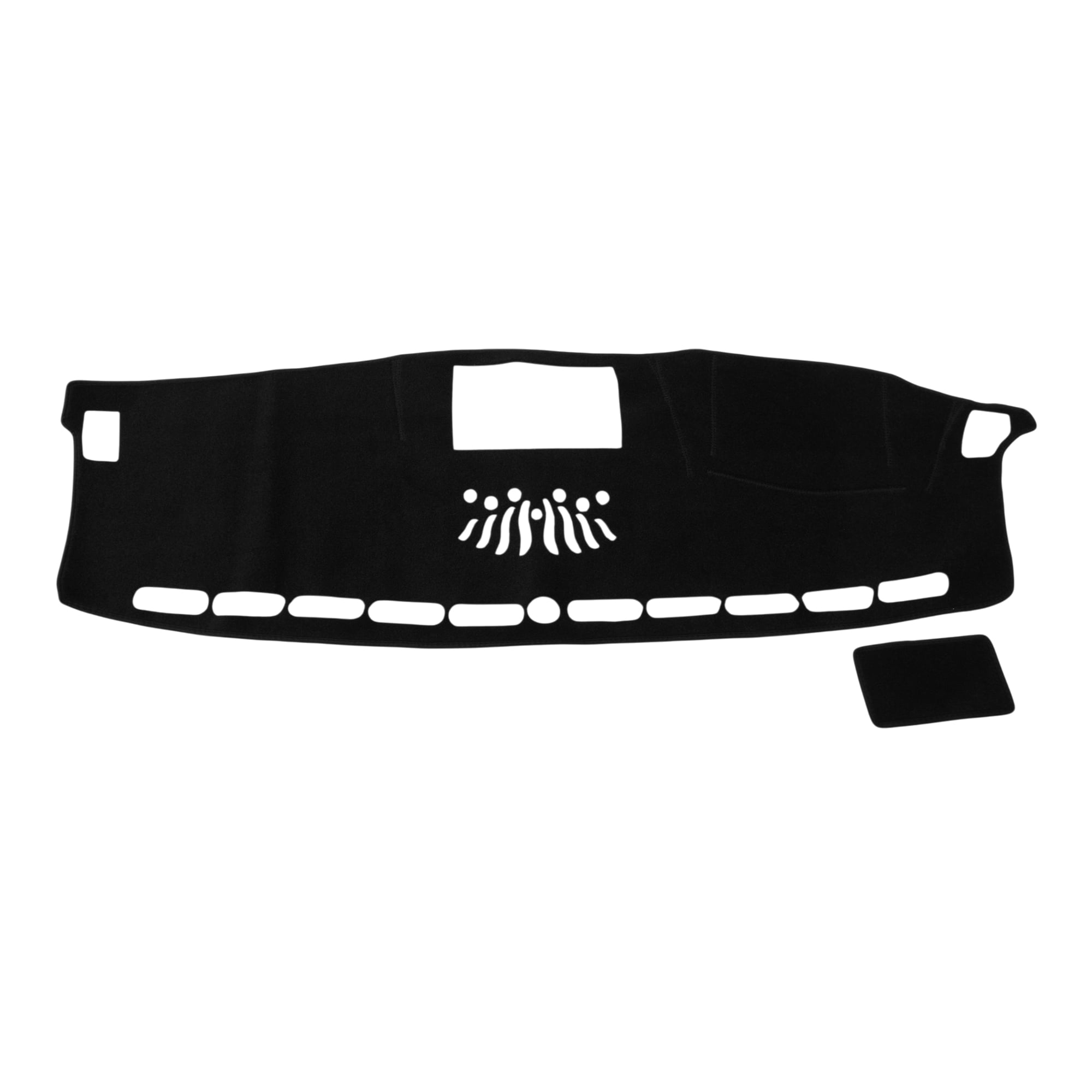 Unique Bargains Dashboard Cover for Ford 2019-2022 Anti-Slip Polyester Black
