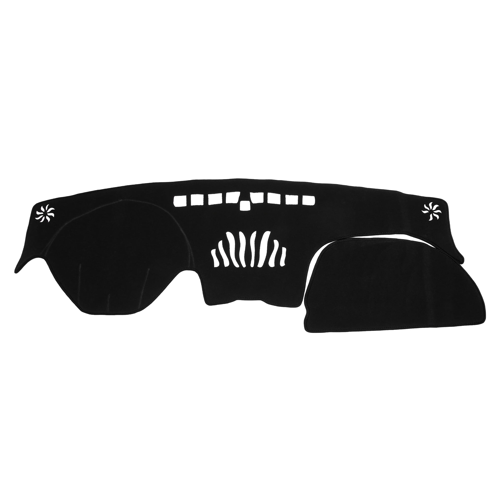 Unique Bargains Dashboard Cover for Hyundai Santa Fe 2019-2020 Polyester Mat Black