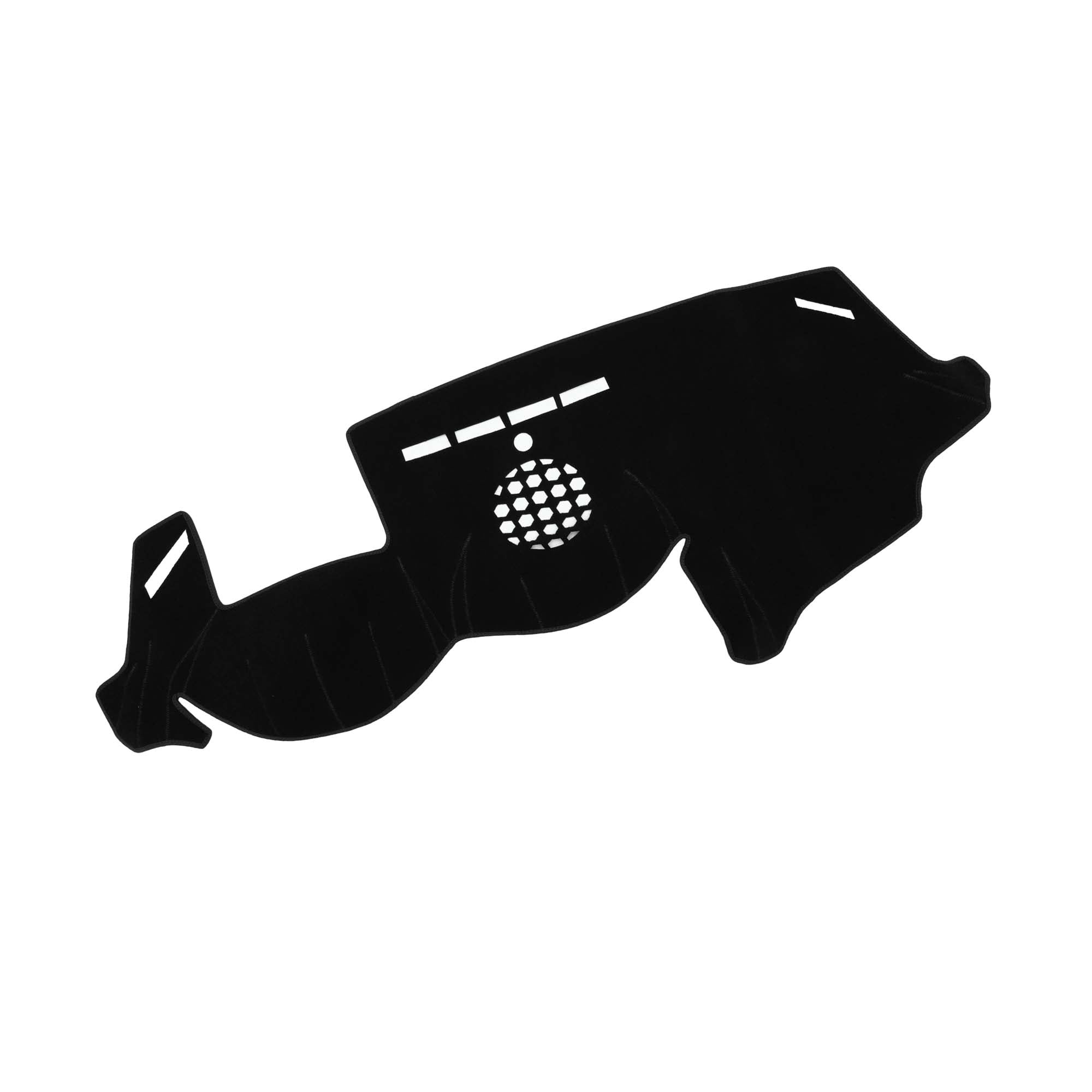 Unique Bargains Dashboard Covers for BMW 6 2003-2010 Non-Slip Dash Cover Mat Polyester Black Front Dash Cover Mat