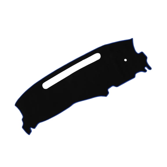 Unique Bargains Dashboard Covers for Chevrolet S10 1998-2004 Non-Slip Dash Cover Mat Polyester Black, Blue Front