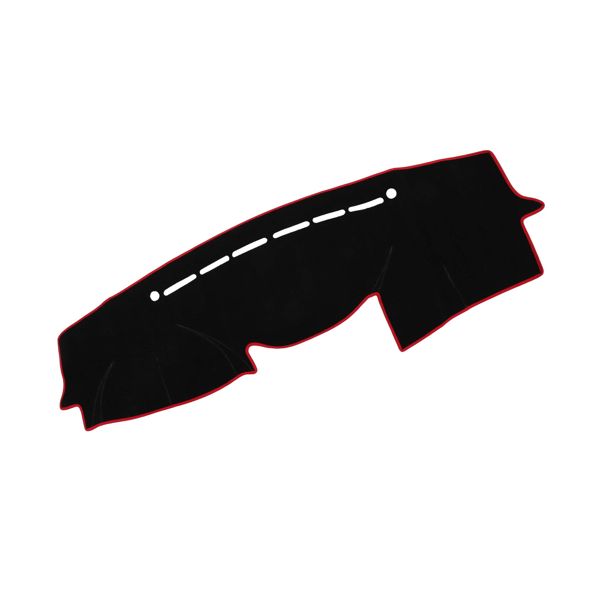 Unique Bargains Dashboard Covers for Hyundai VeraCruz 2007-2012 Non-Slip Dash Cover Mat Polyester Black, Red Front