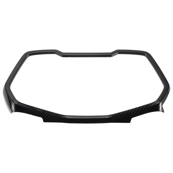 Unique Bargains Dashboard Meter Panel Frame Cover Trim for Chevrolet Colorado for GMC Canyon 2023-2024 Central Dashboard Meter Decor Cover Sticker ABS Carbon Fiber Pattern Black