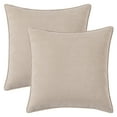 thumbnail image 1 of Unique Bargains Decorative Soft Chenille Pillow Covers Beige 20 x 20 Inch, 1 of 6