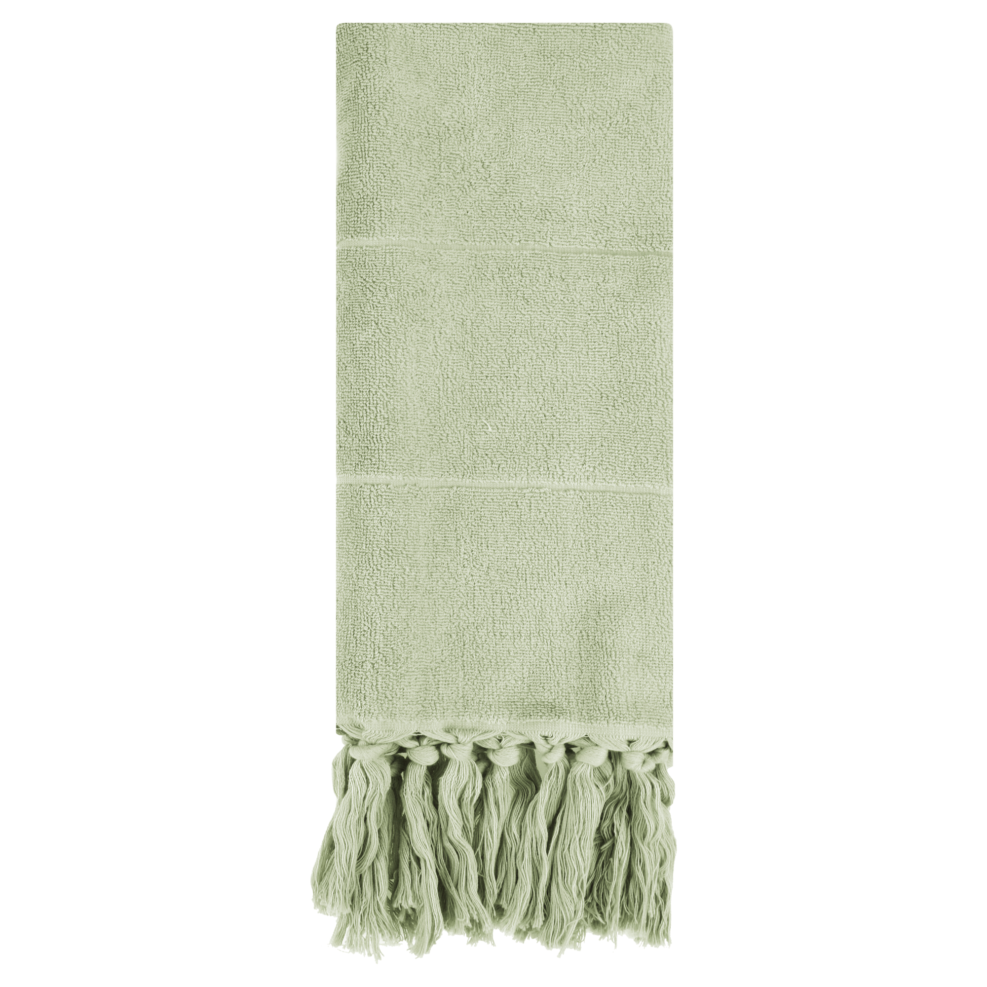 Unique Bargains Decorative Turkish Hand Towels for Bathroom Green 1 Piece