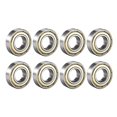 thumbnail image 1 of Unique Bargains Deep Groove Ball Bearing 6002ZZ Double Shield 15mmx32mmx9mm Carbon Steel 8pcs, 1 of 4