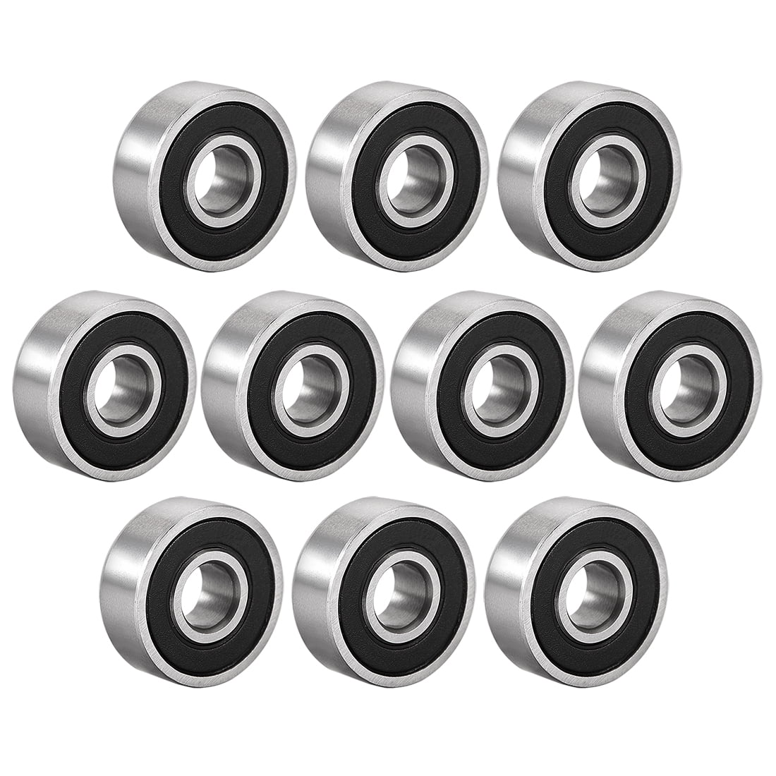 Unique Bargains Deep Groove Ball Bearing 606RS Double Sealed ...