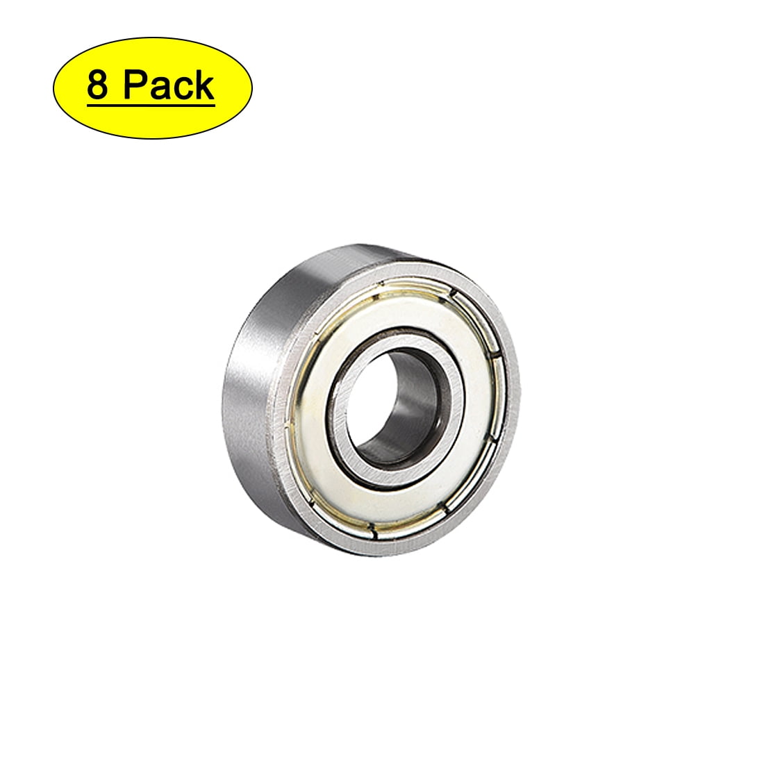 Unique Bargains Deep Groove Ball Bearing 608Z Double Shield