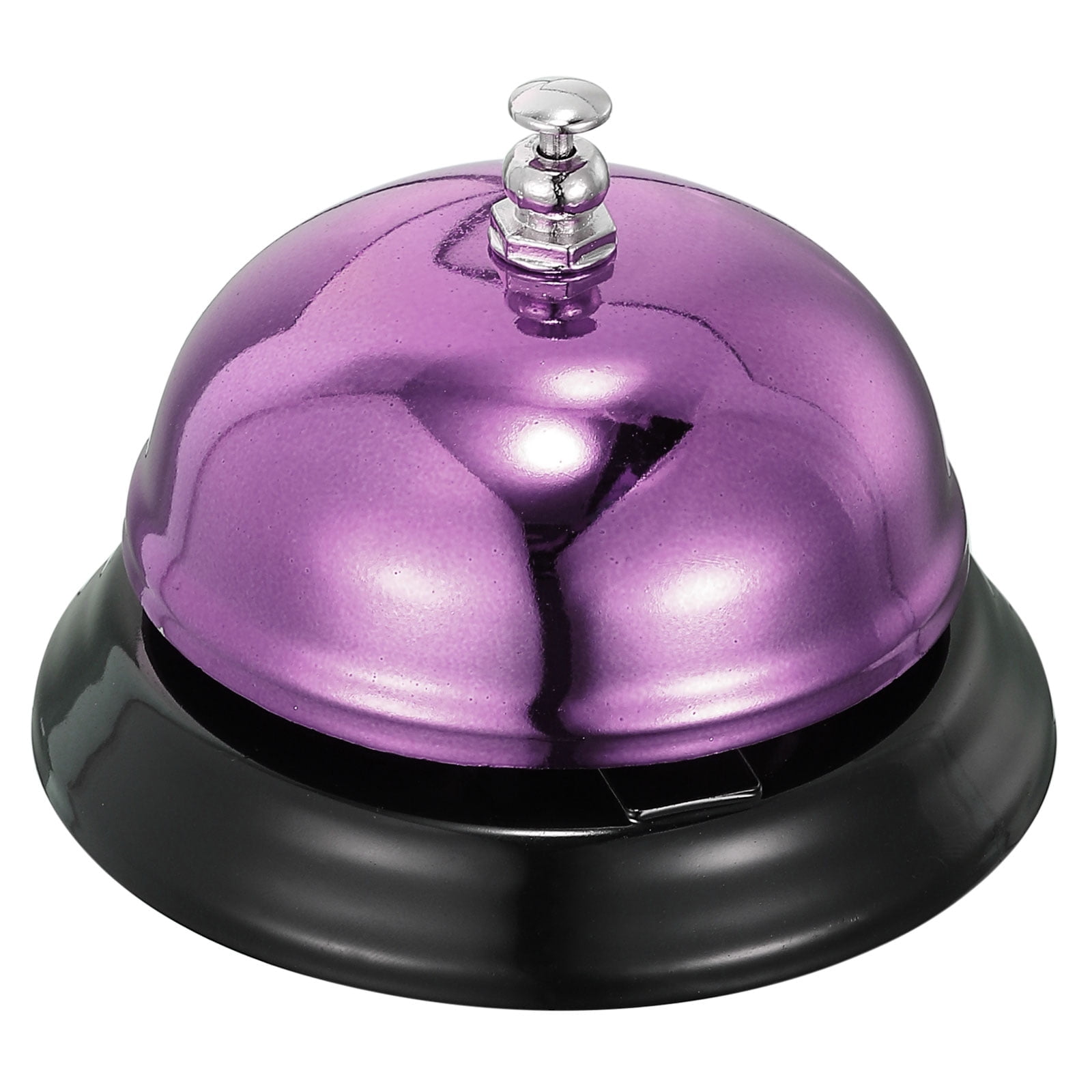 Unique Bargains Desk Dinner Bell for Restaurants and Service in Settings 85x60 mm purple