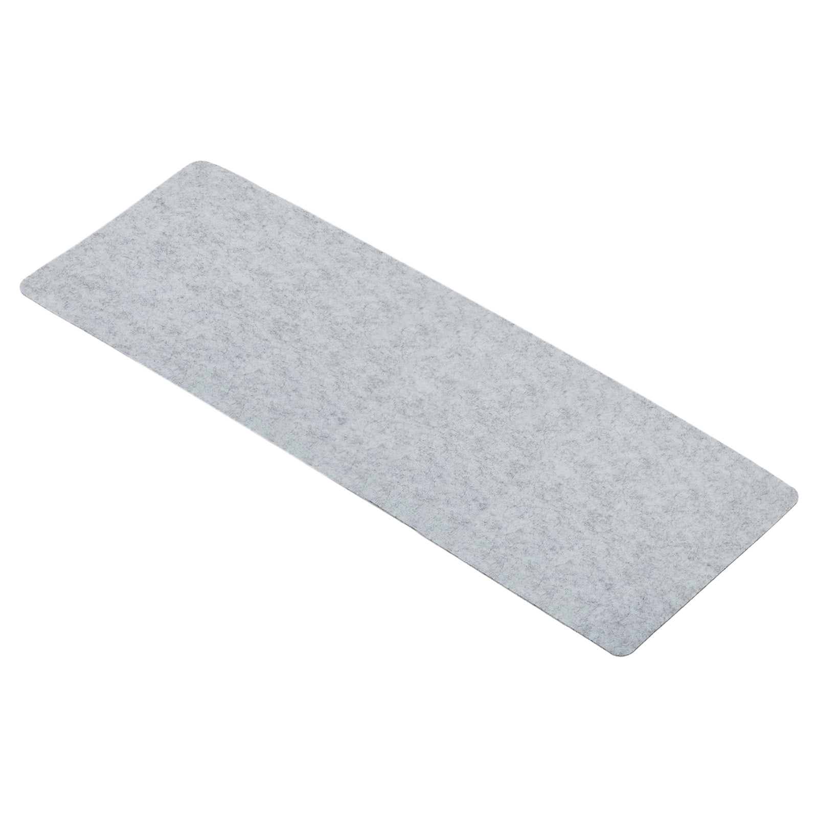 Unique Bargains Desk Mat Protector, Felt Dual Side Mouse Pad Writing Gray 33x90