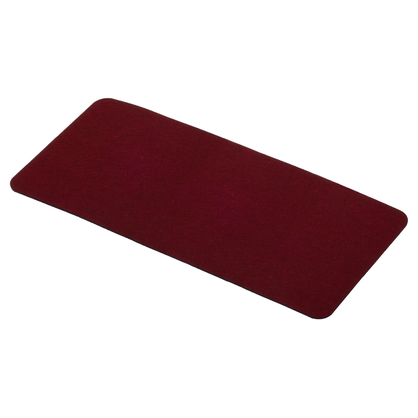 Unique Bargains Desk Mat Protector, Felt Dual Side Mouse Pad Writing Red 33x70