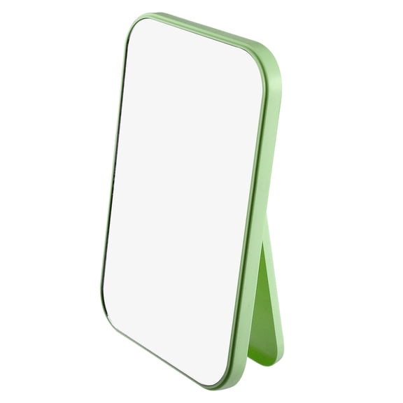 Unique Bargains Desktop Foldable Makeup Mirror for Girls and Women 8"x6" Green