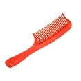 thumbnail image 1 of Unique Bargains Detangling Hair Comb Double Row Tooth Hair Comb Styling Tool for Curly Hair 7.87"x1.77" Red, 1 of 6