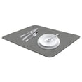 thumbnail image 1 of Unique Bargains Diatomaceous Stone Dish Drying Mat Dish Drying Mats Black 19.7*15.7 inch, 1 of 7