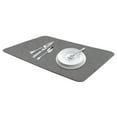 thumbnail image 1 of Unique Bargains Diatomaceous Stone Dish Drying Mat Dish Drying Mats Black 23.6*15.7 inch, 1 of 7