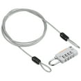thumbnail image 1 of Unique Bargains Digit Combination Lock with Security Cable Gray 1m, 1 of 7