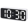 thumbnail image 1 of Unique Bargains Digital Alarm Clock for Bedroom Dorm White 5.1"L x 1.0"W x 2.2"H, 1 of 6