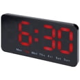 thumbnail image 1 of Unique Bargains Digital Dual Alarm Clock Dimmable Wall Clocks Red, 1 of 6