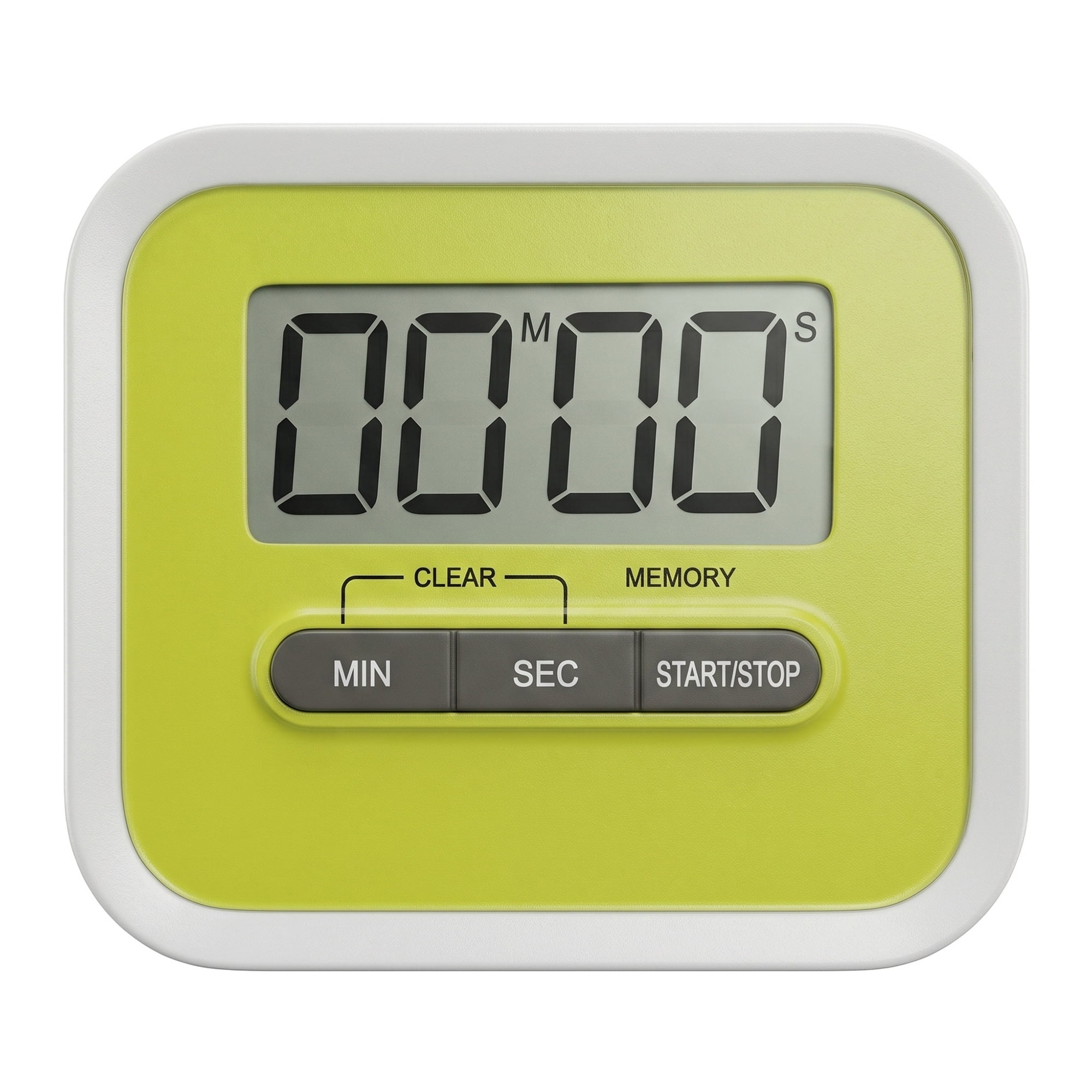 Unique Bargains Digital Loud Alarm Magnetic Backing Home Timer Yellow