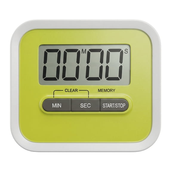 Unique Bargains Digital Loud Alarm Magnetic Backing Home Timer Yellow