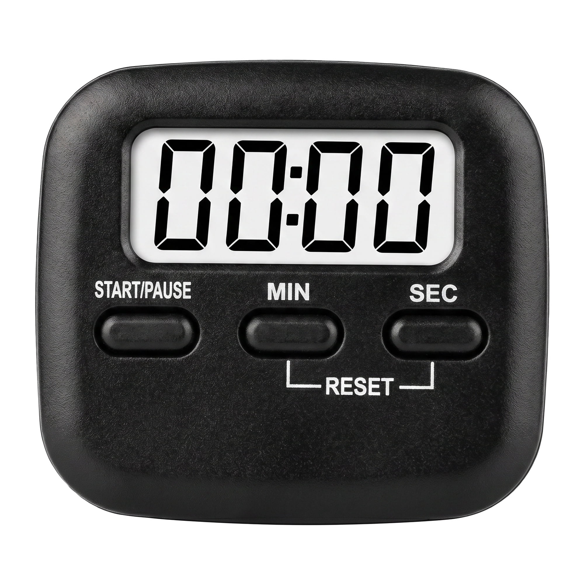 Unique Bargains Digital Loud Alarm Magnetic Backing Timer for Cooking Black