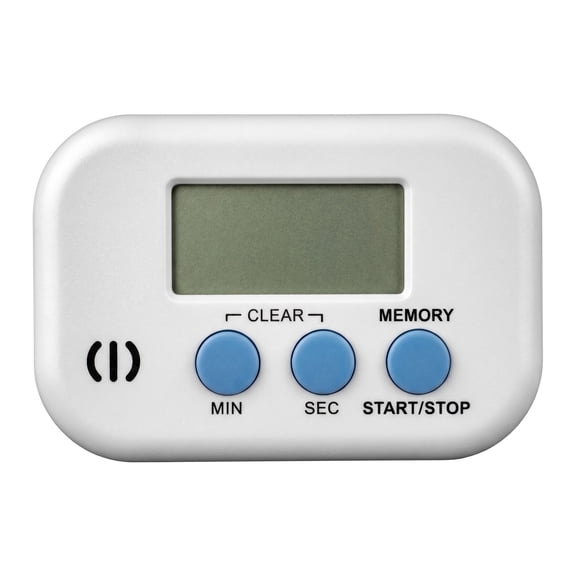 Unique Bargains Digital Loud Alarm Magnetic Backing Timer for Learning White-blue