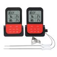 thumbnail image 1 of Unique Bargains Digital Meat Thermometer with 2 Probes and LCD Black Handle Probe, 1 of 6