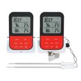 thumbnail image 1 of Unique Bargains Digital Meat Thermometer with 2 Probes and LCD Silver Handle Probe, 1 of 6