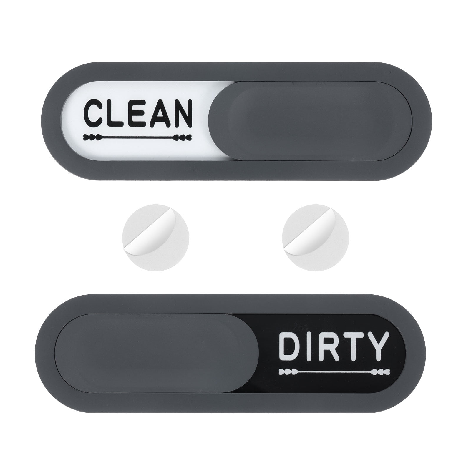Unique Bargains Dishwasher Magnet Clean Dirty Sign Dishwasher Hotel Magnet Gray