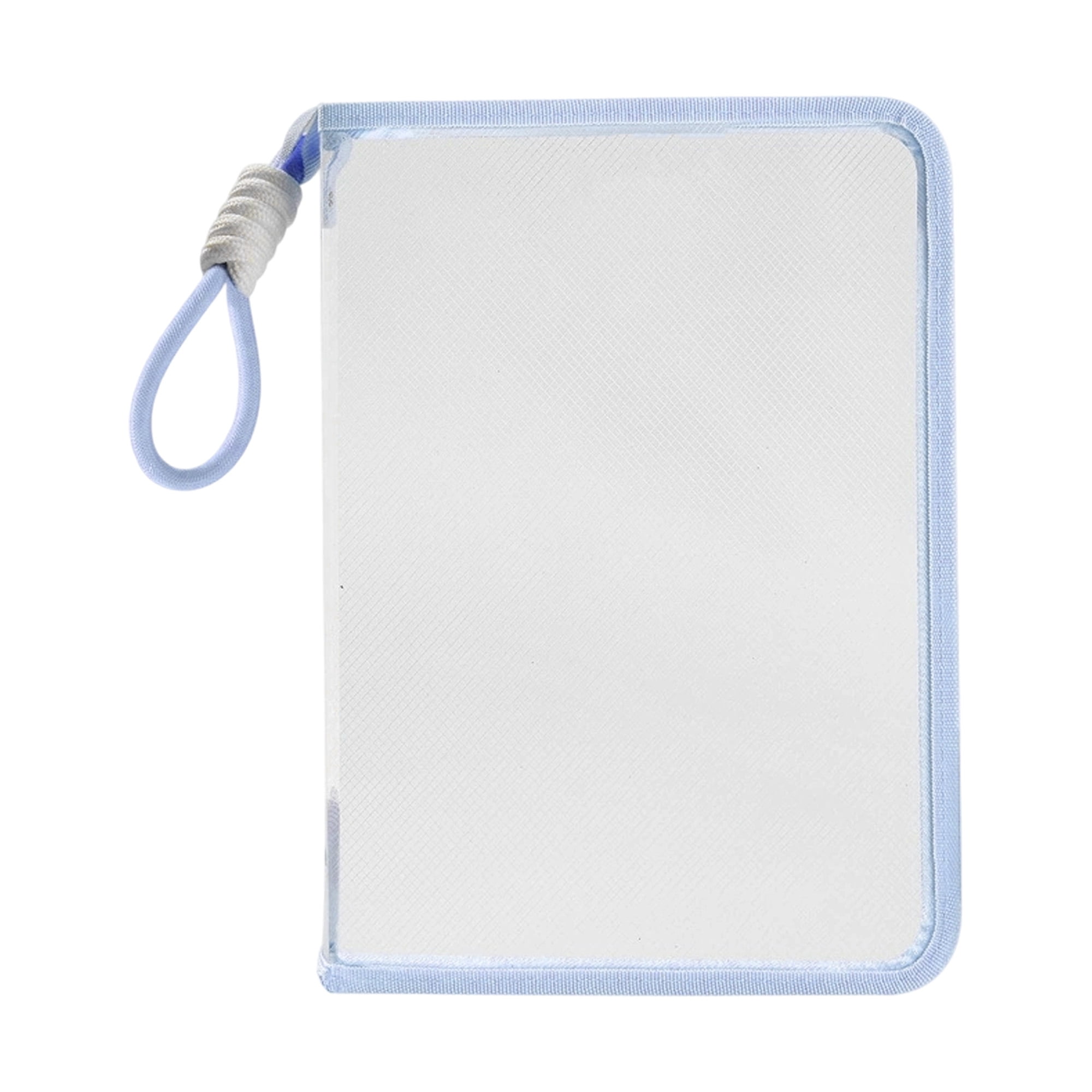 Unique Bargains Document Bag Zipper Tote PP for Organization A4 Blue without Clipboard