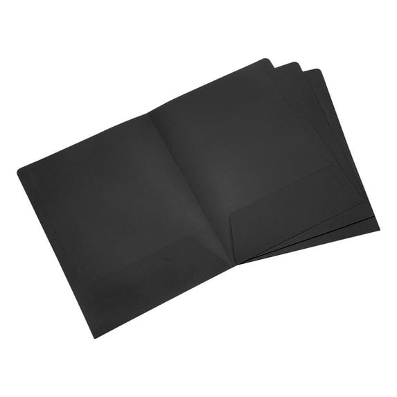 Unique Bargains Document Organizer Filing Envelopes Jacket File Folders Black