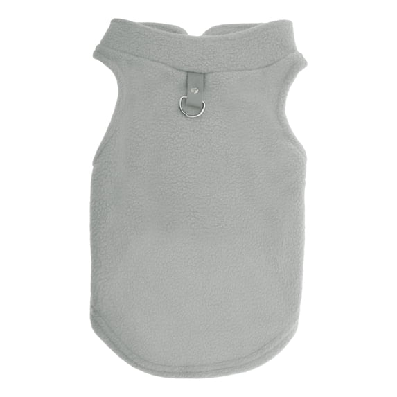 Unique Bargains Dog Cat Warm Vest Small Dog Cat Jumpers Gray XL