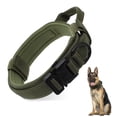thumbnail image 1 of Unique Bargains Dog Collar for Large Dogs Adjustable Heavy Duty Collar with Handle Tactical Dog Collar Heavy Duty Dog Collar Army Green M, 1 of 7