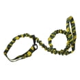 thumbnail image 1 of Unique Bargains Dog Leash Nylon Double Handle Elastic Rope for any Dogs Yellow Green, 1 of 5