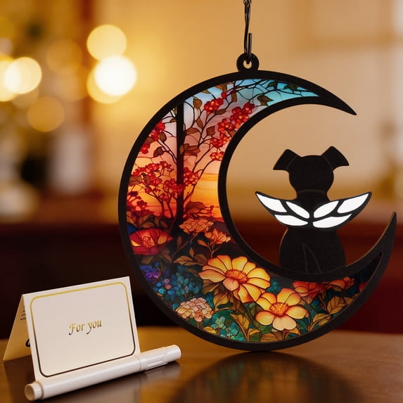 Unique Bargains Dog Memorial Gifts Sunflower Pet Memorial Gifts for Dogs Loss of Dog Sympathy Gift Colorful 1 Set