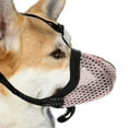 thumbnail image 1 of Unique Bargains Dog Muzzle Muzzle for Small Dog Breathable Soft Muzzle Reflective Adjustable Basket Muzzle with Air Mesh X-Small Pink, 1 of 7