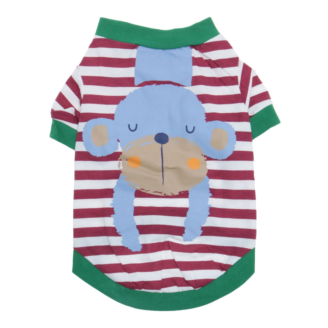 Unique Bargains Dog T Shirt Puppy Small Pet Sweatshirt Clothes Apparel Vest Clothing Red