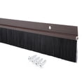 thumbnail image 1 of Unique Bargains Door Bottom Sweep Aluminum Alloy PP Brush Brown 39" x 2.8", 1 of 7