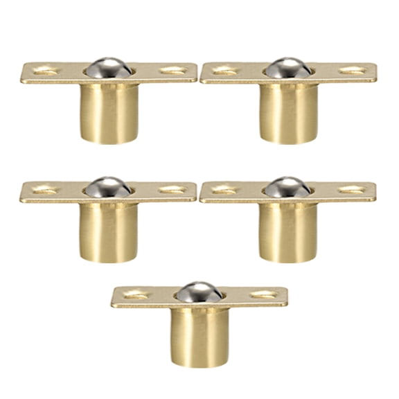 Unique Bargains Door Furniture Closet Drawer 11mm Shaft Dia Brass Ball Catch Latch Catcher 5 Sets