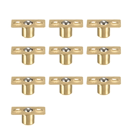 Unique Bargains Door Furniture Closet Drawer 8mm Shaft Dia Brass Ball Catch Latch Catcher 10 Sets