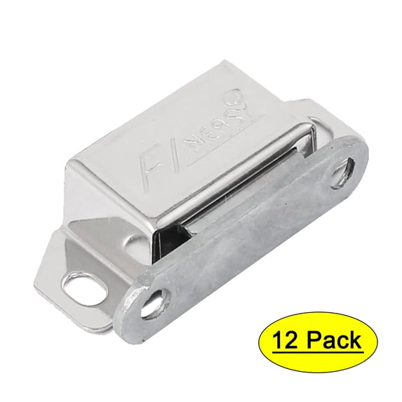 Unique Bargains Door Furniture Cupboard Furniture Magnetic Catch Stopper Holder Latch 12Pcs Metal