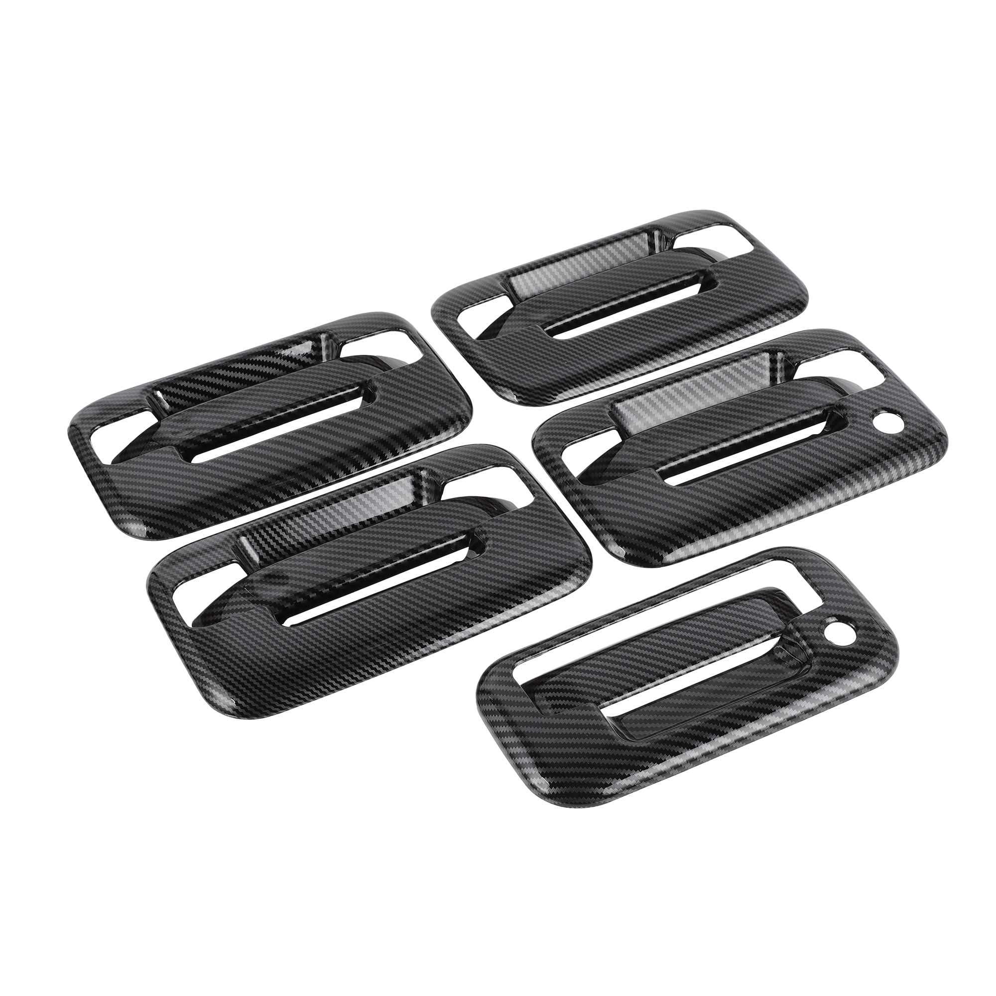 Unique Bargains Door Handle Bowl Cover for Ford F-150 2004-2014 Black ABS