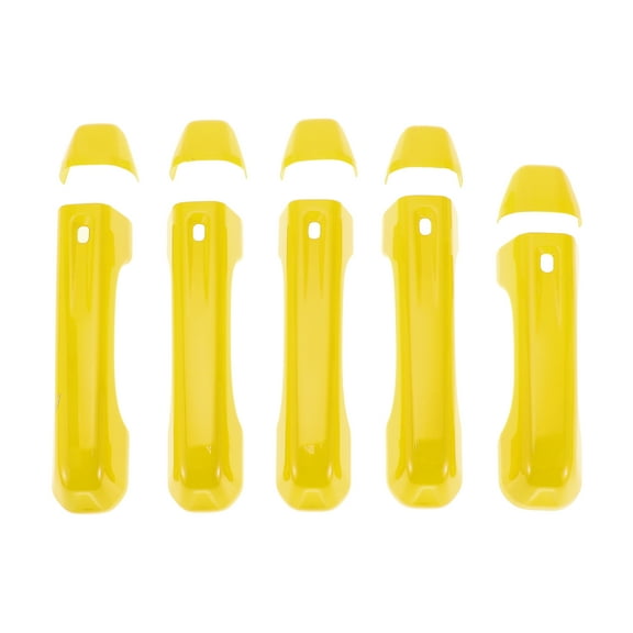 Unique Bargains Door Handle Cover Trim for Jeep Wrangler JL JLU 2018-2021 Durable Tailgate Handle Cover Purple 1 Set