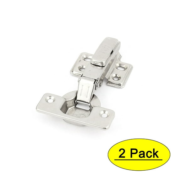 Unique Bargains Door Kitchen Furniture Cupboard Full Overlay Concealed Hinge Hardware 2Pcs