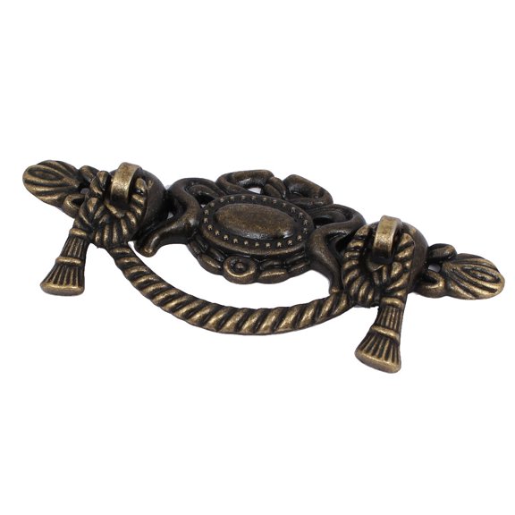 Unique Bargains Door Metal Pull Handle Dresser Furniture Knobs 4.5" x 1.9" x 0.51"