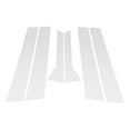 thumbnail image 1 of Unique Bargains Door Pillar Window Trim Anti Scratch Sticker Pillar Posts Cover for Hyundai Accent Hatchback 2011-2017 Silver Tone Front Rear Left Right 6 Pcs, 1 of 6