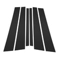 thumbnail image 1 of Unique Bargains Door Pillar Window Trim Anti Scratch Sticker Pillar Posts Cover for Ford for Mercury 1998-2008 Black Front Rear Left Right 6 Pcs, 1 of 6
